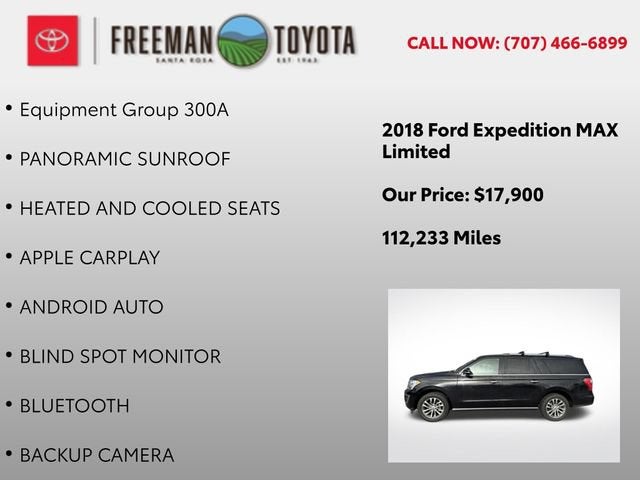 2018 Ford Expedition Max Limited 4x2