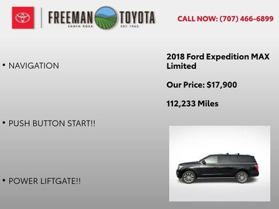 2018 Ford Expedition Max Limited 4x2