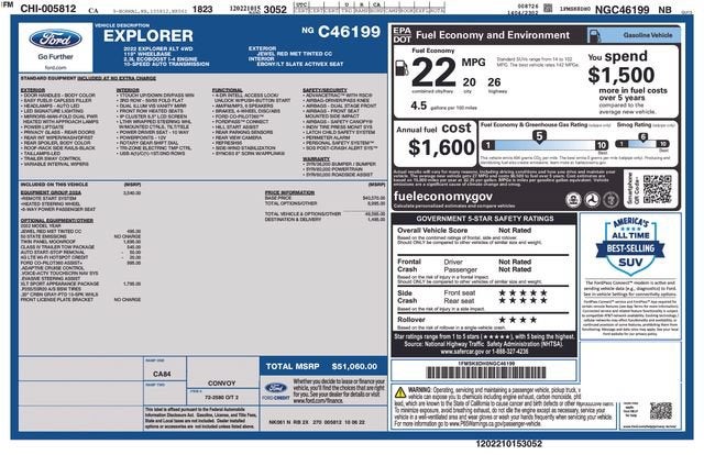2022 Ford Explorer XLT 4WD