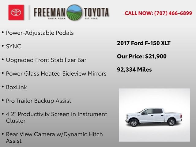 2017 Ford F-150 XLT 2WD SuperCrew 5.5' Box