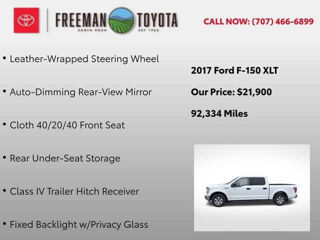 2017 Ford F-150 XLT 2WD SuperCrew 5.5' Box