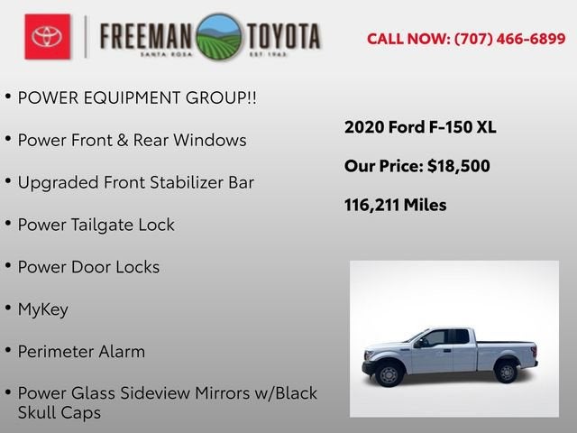 2020 Ford F-150 XL 2WD SuperCab 6.5' Box