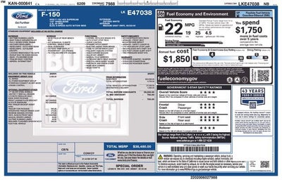 2020 Ford F-150 XL 2WD SuperCab 6.5' Box