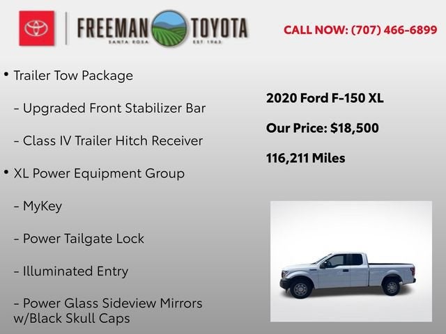 2020 Ford F-150 XL 2WD SuperCab 6.5' Box