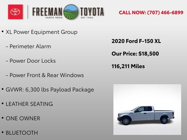 2020 Ford F-150 XL 2WD SuperCab 6.5' Box