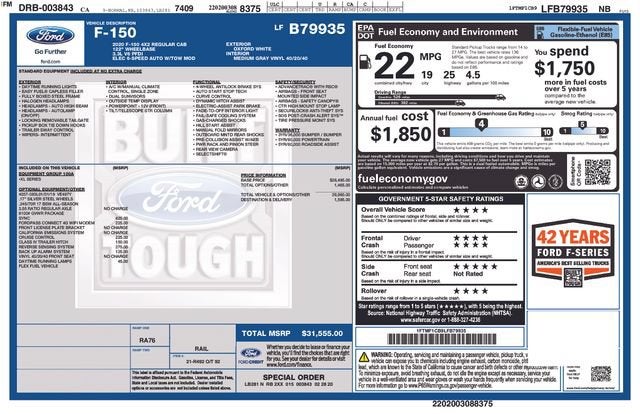 2020 Ford F-150 Base