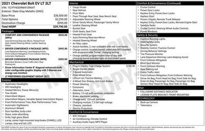 2021 Chevrolet Bolt EV 5dr Wgn LT