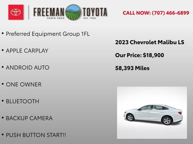 2023 Chevrolet Malibu 4dr Sdn LS w/1FL