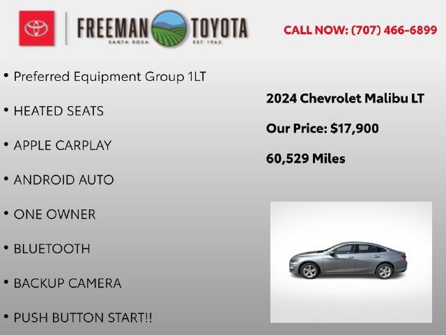 2024 Chevrolet Malibu 4dr Sdn 1LT