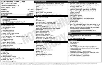 2024 Chevrolet Malibu 4dr Sdn 1LT