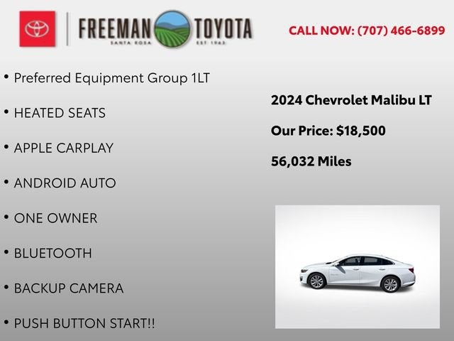 2024 Chevrolet Malibu 4dr Sdn 1LT