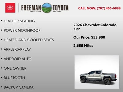 2026 Chevrolet Colorado 4WD Crew Cab ZR2