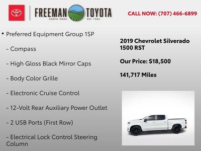 2019 Chevrolet Silverado 1500 2WD Crew Cab 147 RST