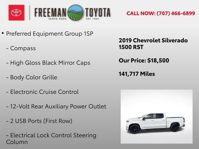 2019 Chevrolet Silverado 1500 2WD Crew Cab 147 RST
