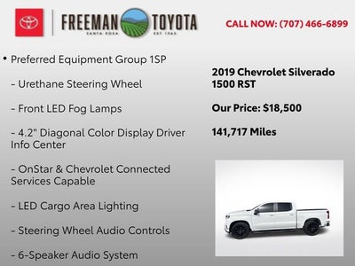 2019 Chevrolet Silverado 1500 2WD Crew Cab 147 RST
