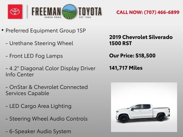 2019 Chevrolet Silverado 1500 2WD Crew Cab 147 RST