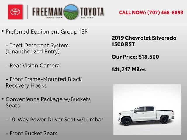 2019 Chevrolet Silverado 1500 2WD Crew Cab 147 RST