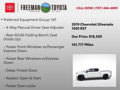 2019 Chevrolet Silverado 1500 2WD Crew Cab 147 RST