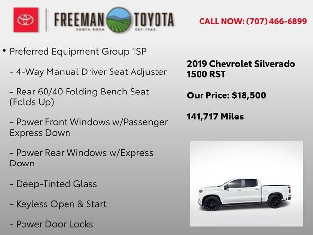 2019 Chevrolet Silverado 1500 2WD Crew Cab 147 RST