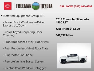 2019 Chevrolet Silverado 1500 2WD Crew Cab 147 RST