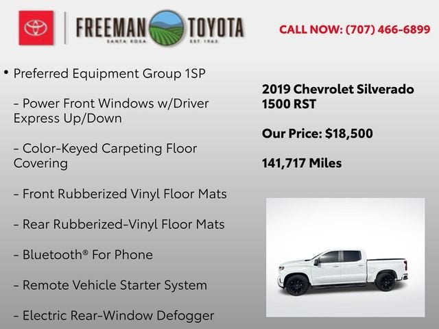 2019 Chevrolet Silverado 1500 2WD Crew Cab 147 RST
