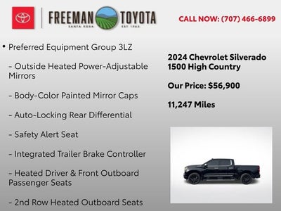 2024 Chevrolet Silverado 1500 4WD Crew Cab 147 High Country