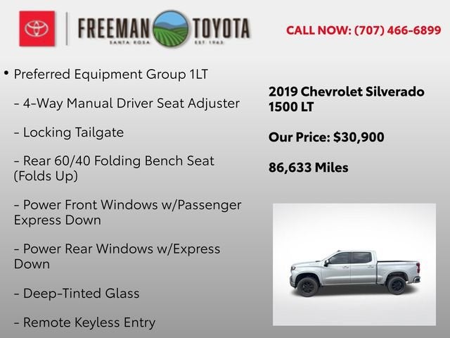 2019 Chevrolet Silverado 1500 4WD Crew Cab 147 LT