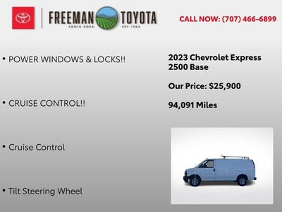 2023 Chevrolet Express Cargo Van RWD 2500 135
