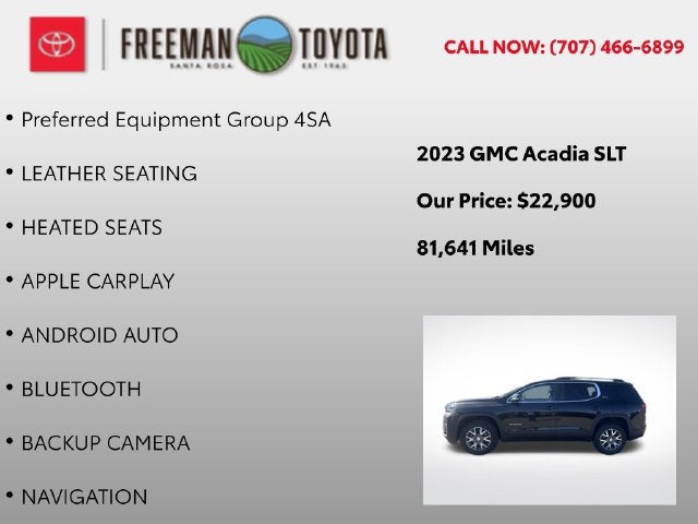 2023 GMC Acadia FWD 4dr SLT