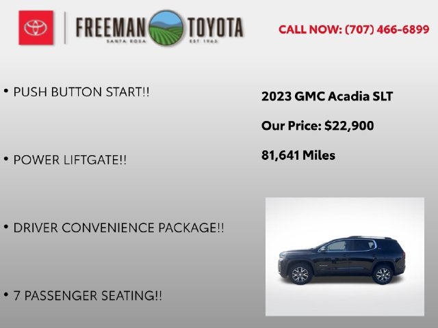 2023 GMC Acadia FWD 4dr SLT