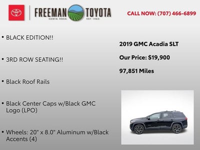 2019 GMC Acadia AWD 4dr SLT w/SLT-1