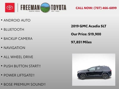 2019 GMC Acadia AWD 4dr SLT w/SLT-1