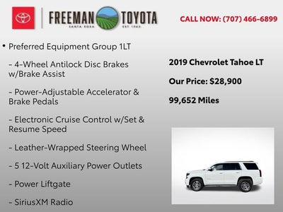 2019 Chevrolet Tahoe 4WD 4dr LT