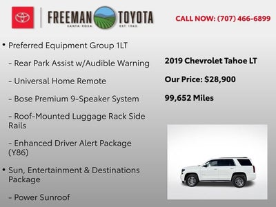 2019 Chevrolet Tahoe 4WD 4dr LT