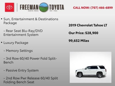 2019 Chevrolet Tahoe 4WD 4dr LT