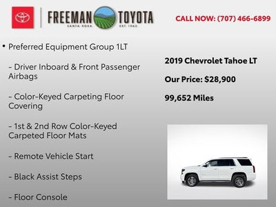 2019 Chevrolet Tahoe 4WD 4dr LT