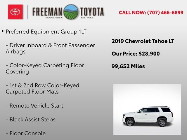 2019 Chevrolet Tahoe 4WD 4dr LT