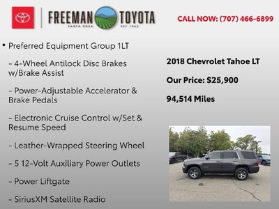 2018 Chevrolet Tahoe 4WD 4dr LT