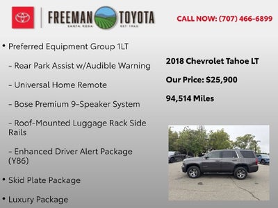 2018 Chevrolet Tahoe 4WD 4dr LT
