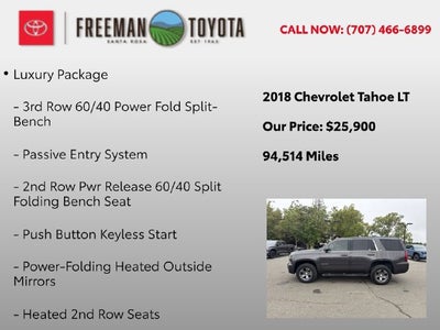 2018 Chevrolet Tahoe 4WD 4dr LT