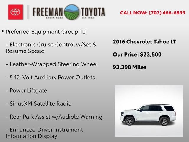 2016 Chevrolet Tahoe 4WD 4dr LT