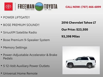 2016 Chevrolet Tahoe 4WD 4dr LT