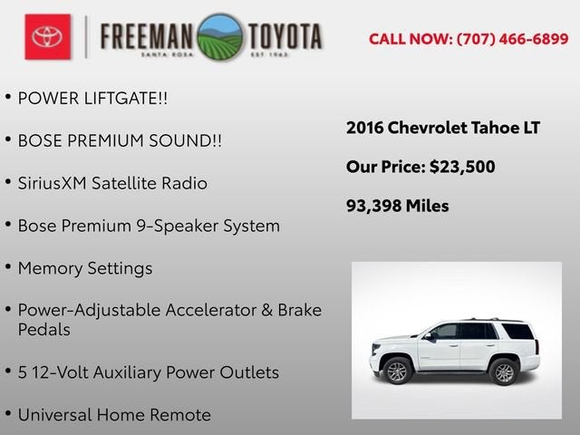 2016 Chevrolet Tahoe 4WD 4dr LT