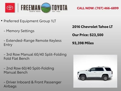 2016 Chevrolet Tahoe 4WD 4dr LT