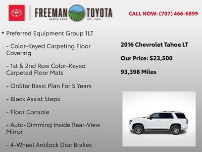 2016 Chevrolet Tahoe 4WD 4dr LT