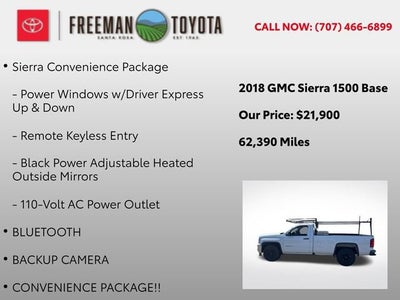 2018 GMC Sierra 1500 2WD Reg Cab 133.0