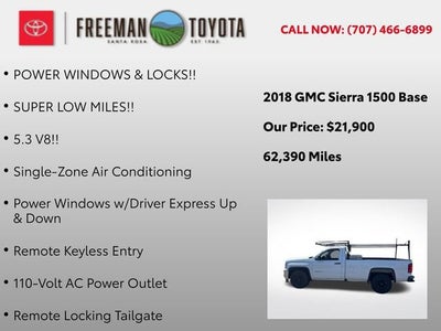 2018 GMC Sierra 1500 2WD Reg Cab 133.0