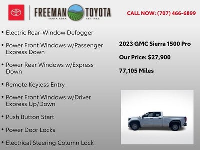 2023 GMC Sierra 1500 2WD Double Cab 147 Pro