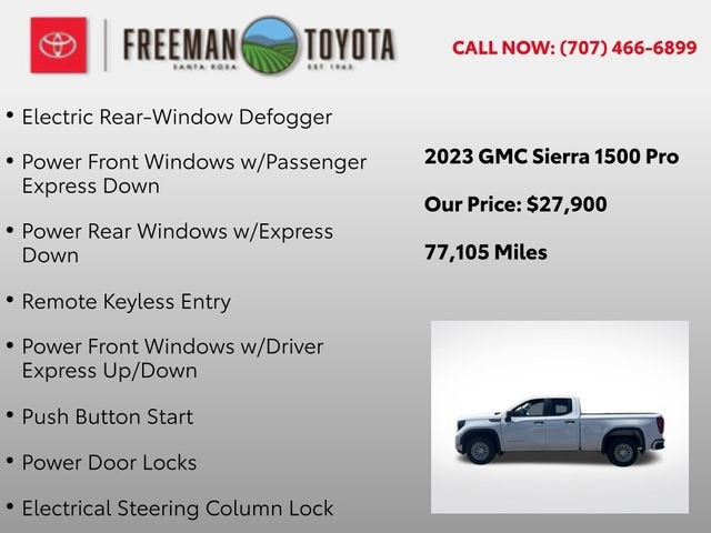 2023 GMC Sierra 1500 2WD Double Cab 147 Pro