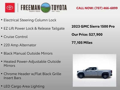 2023 GMC Sierra 1500 2WD Double Cab 147 Pro